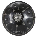 Handpan, frequence 432hz, frequence 440hz, hang drum, hang, gamme Ré mineur Kurd, Zenapan, Do majeur, handpan origine, acheter handpan, couleur noir