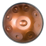 Handpan, gamme d celtic, re celtique mineur, frequence 432hz, frequence 440hz, hang drum, hang, bronze